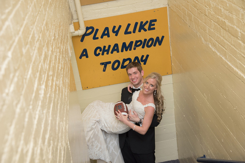 wedding photography notre dame university-